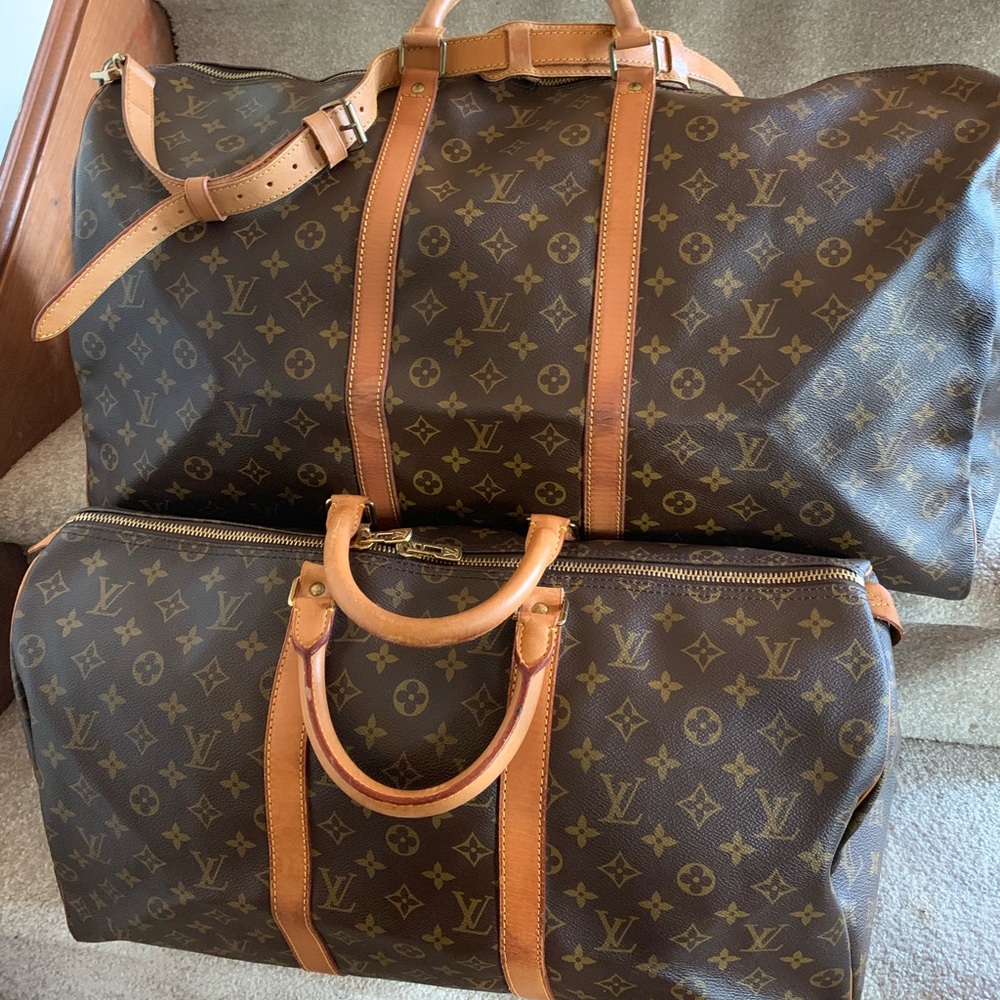 Sold🎈Authentic Louis Vuitton Keepall Bandouliere